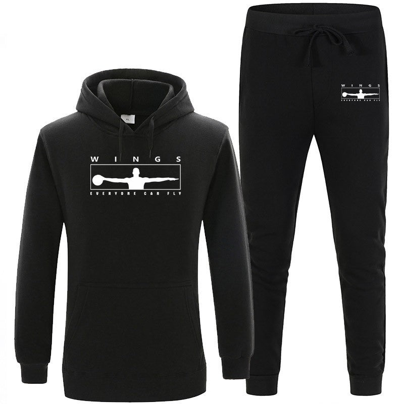 Women's jogging suit with modern logo and comfortable kangaroo pockets Chic & Stil