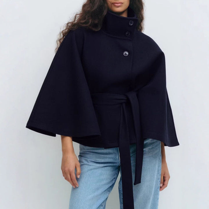 Women's loose-fit hooded jacket with stylish buttons Lune London