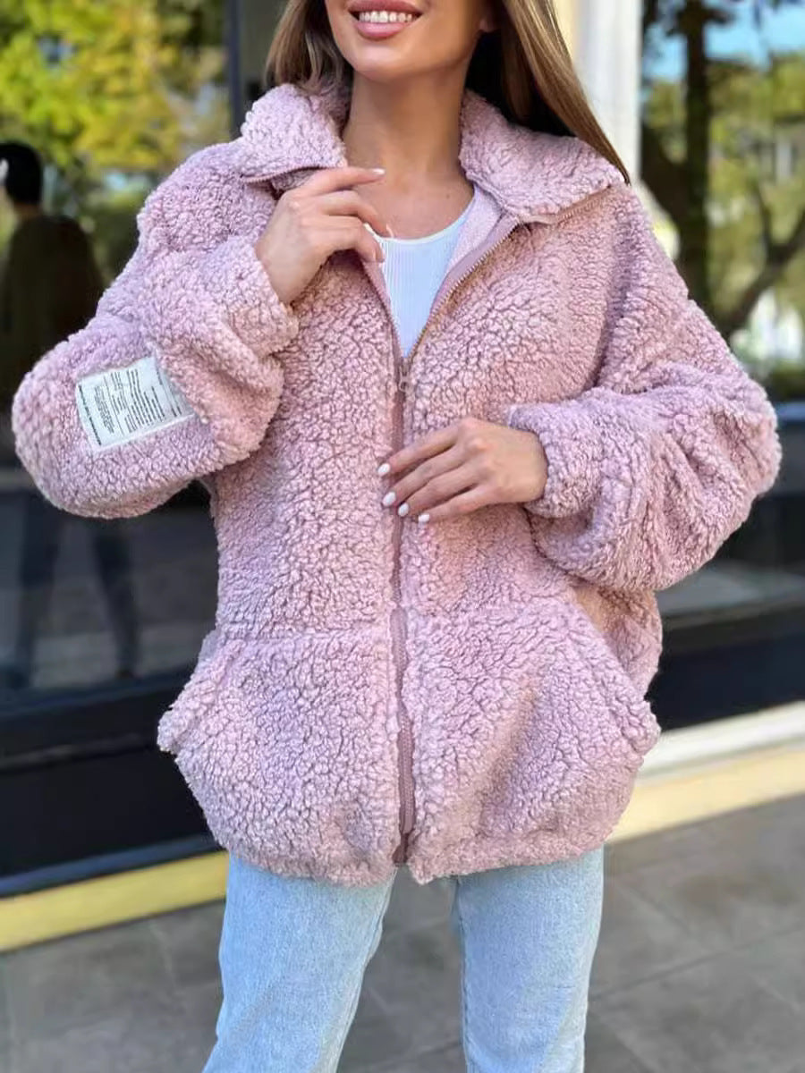 Zipped fleece jacket for women Lune London