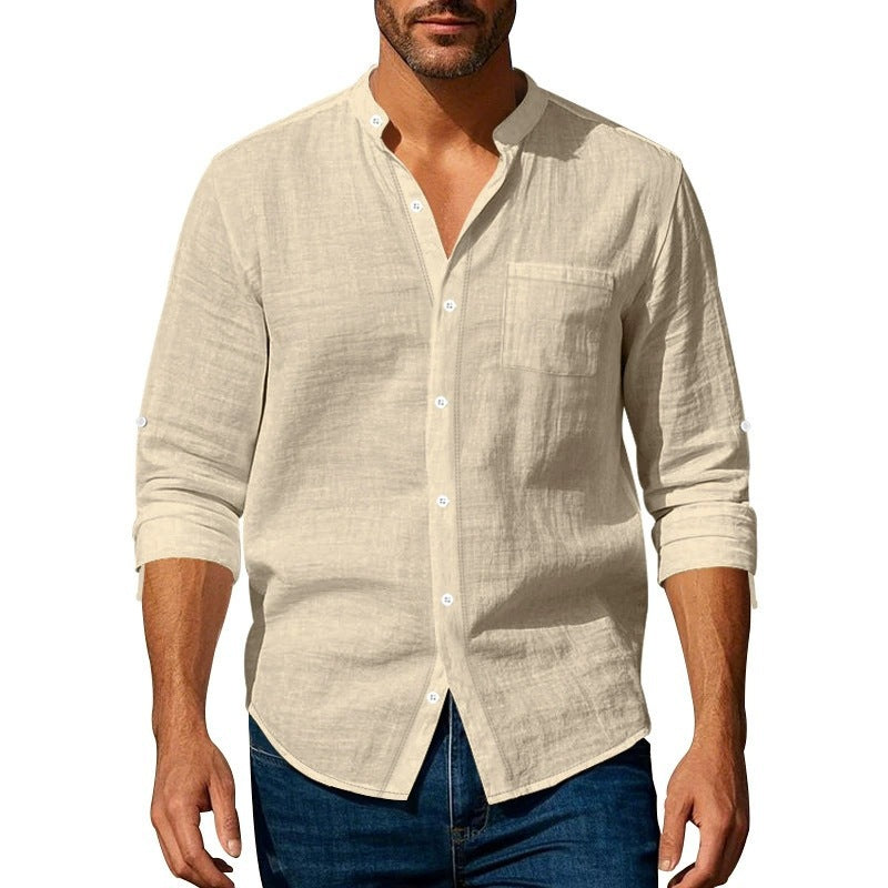 Linen button-up shirt for men Lune London