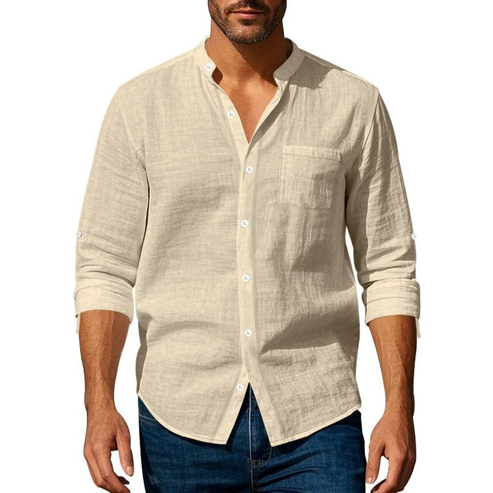 Linen button-up shirt for men Lune London