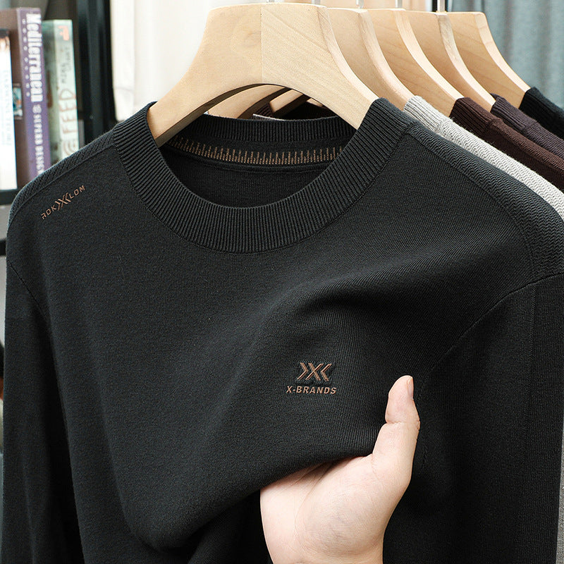 High-quality cotton round neck sweater for men Lune London