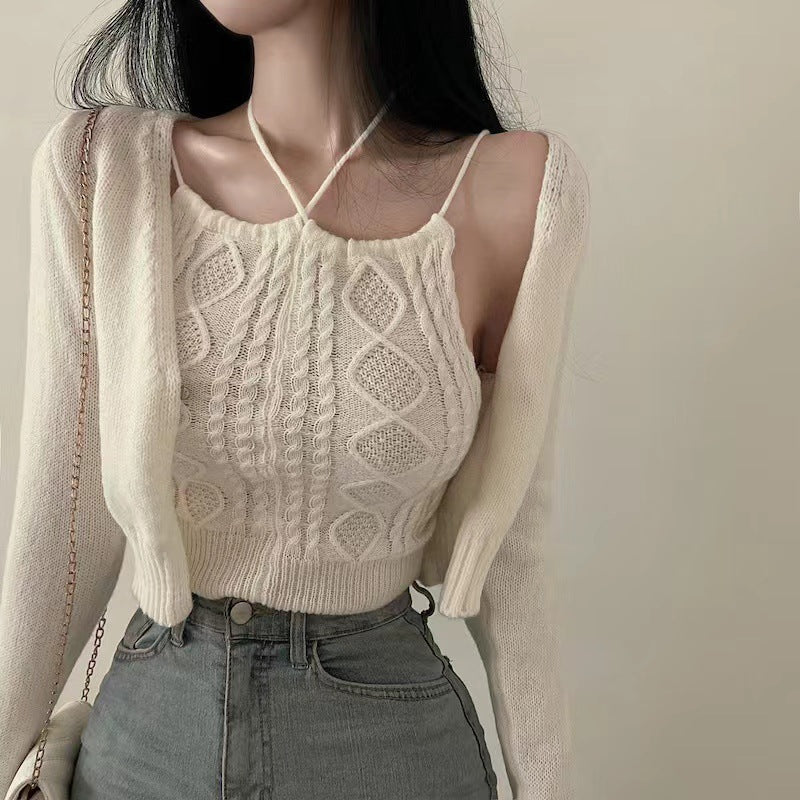 Top en tricot pour femme avec élément décoratif au dos et coupe décontractée Chic & Stil