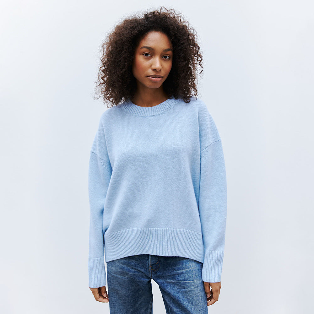 Pull en tricot confortable pour femmes avec une silhouette décontractée Chic & Stil