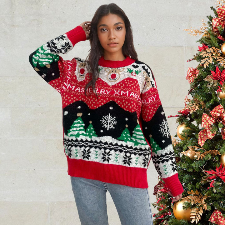 Christmas sweater for women with festive patterns and a comfortable fit Lune London