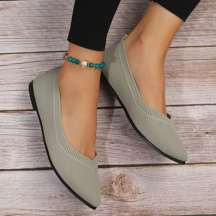 Ladies Breathable Mesh Ballerinas Lune London