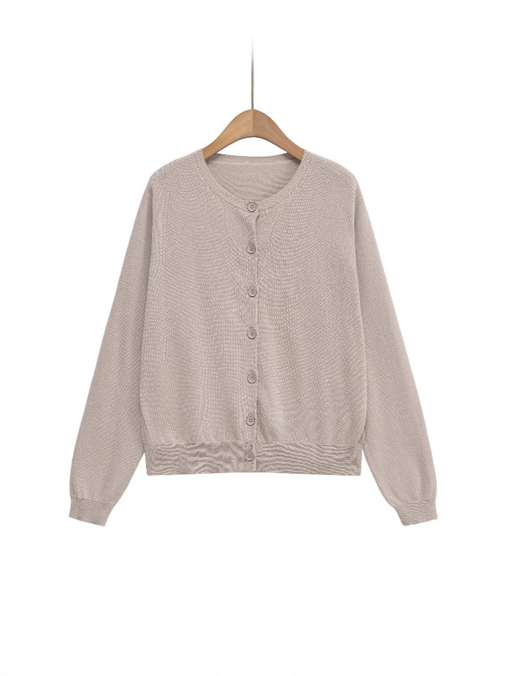 Ladies casual cardigan with button details Lune London