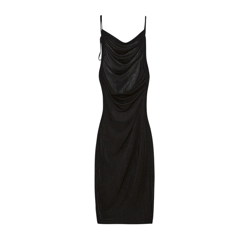 Ladies Elegant Summer Dress Draped Lune London
