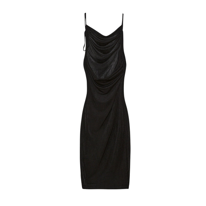 Ladies Elegant Summer Dress Draped Lune London