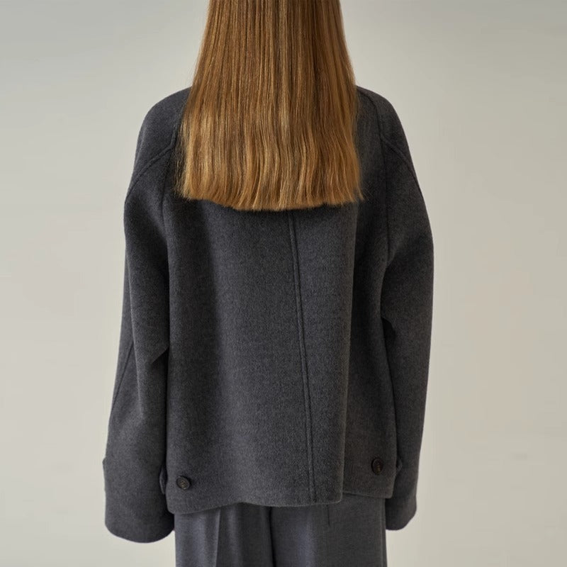 Veste en laine oversize pour femmes Chic & Stil