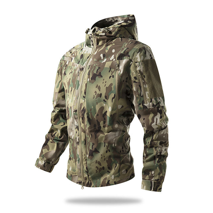Technical outdoor jacket for men with breathable membrane Lune London