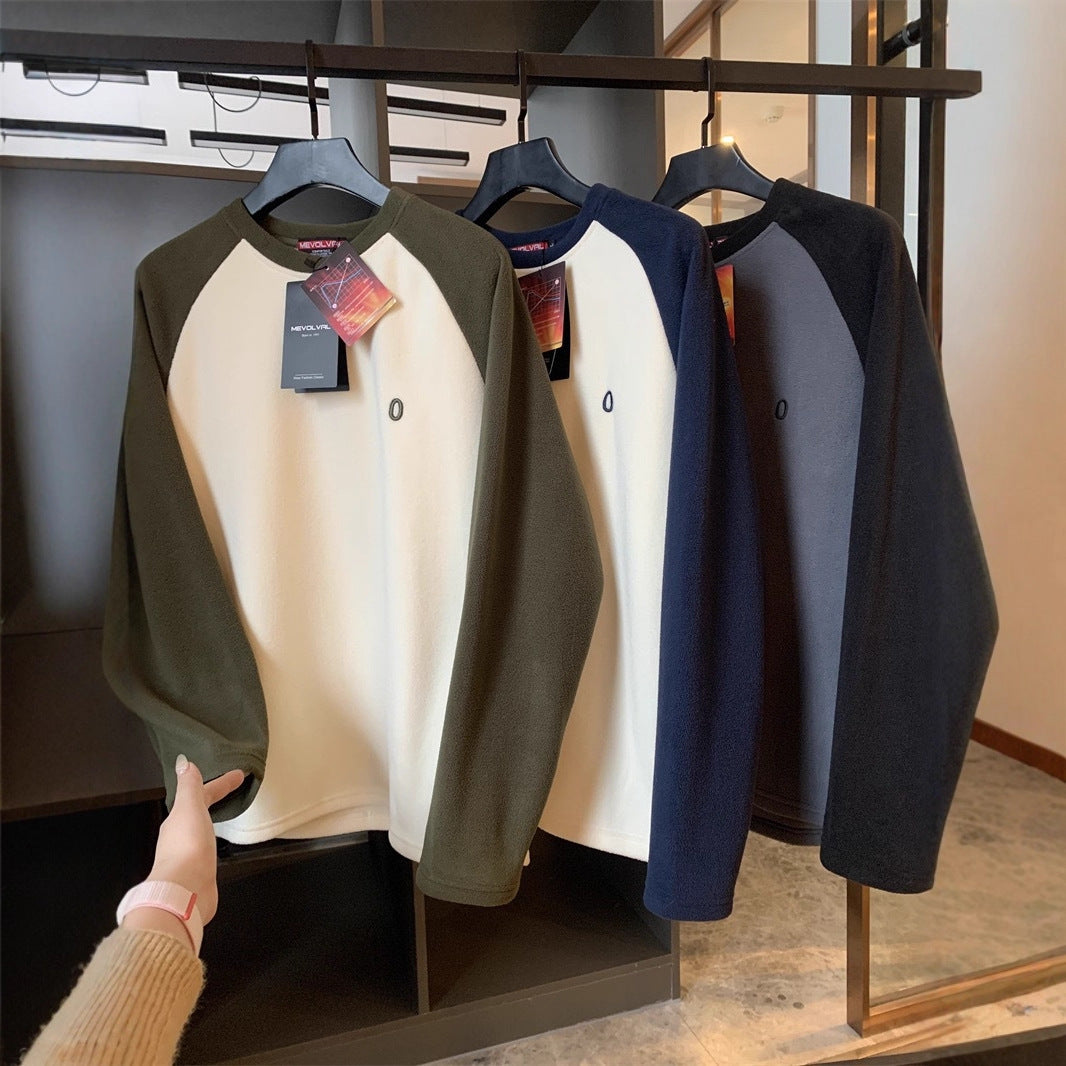 Femme haut en polaire avec manches raglan et grand confort de port Chic & Stil