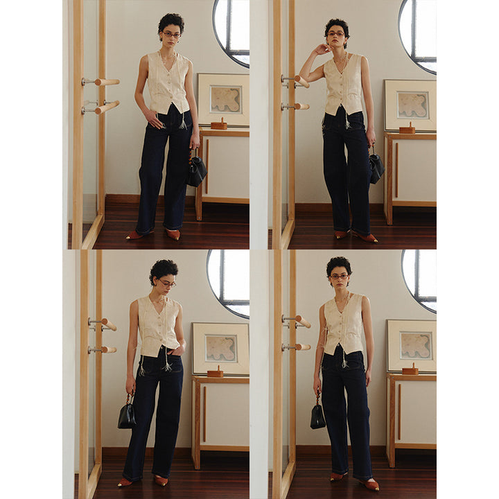 Women's chunky knit cardigan with button details Chic & Stil