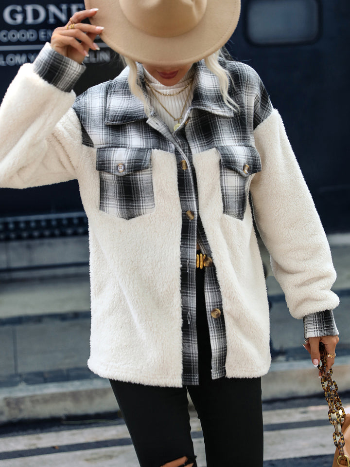 Ladies Fluffy Overshirt Lune London