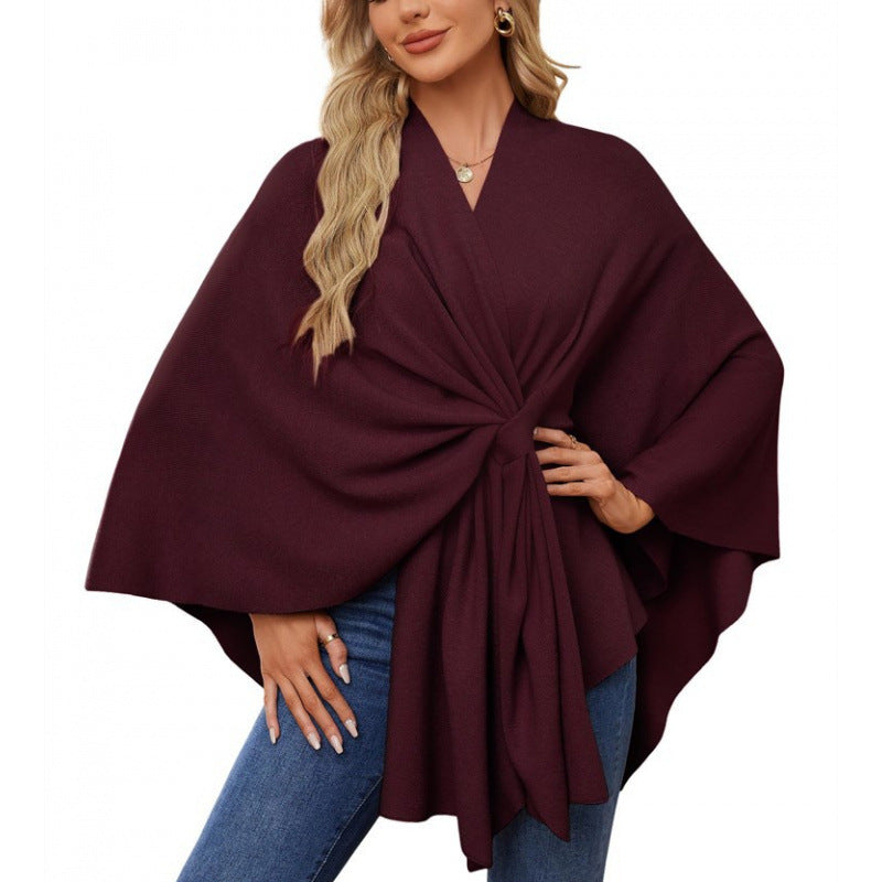 Trendy wrap coat for women with a chic and stylish design