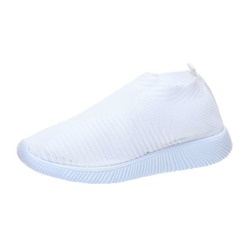 Breathable slip-on women's sneakers with elastic upper and shock-absorbing sole Lune London