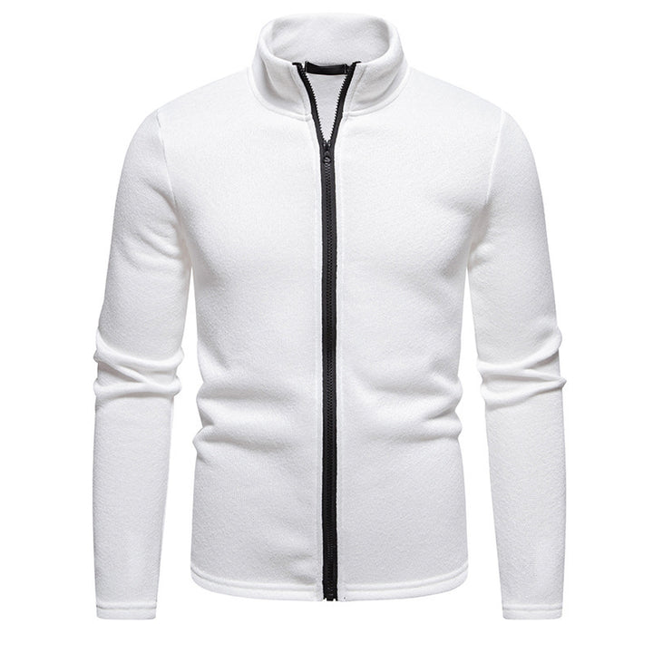 Men's fleece jacket with high collar and full zip Lune London