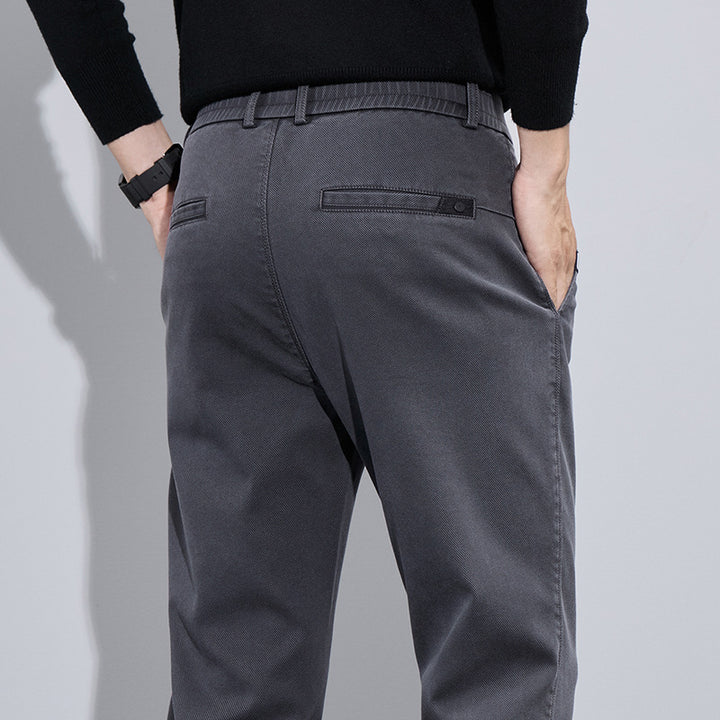 Elegant chino pants for men with slim-fit cut and versatile pockets Lune London