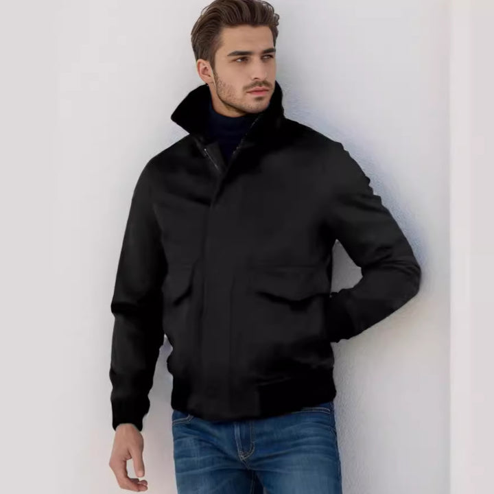 Modern casual jacket for men with high collar Lune London
