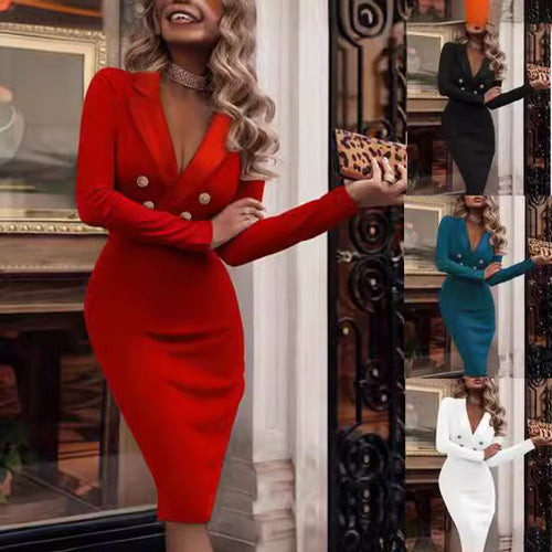 Chic Blazer dresses for women with double-breasted buttons and an elegant cut Lune London