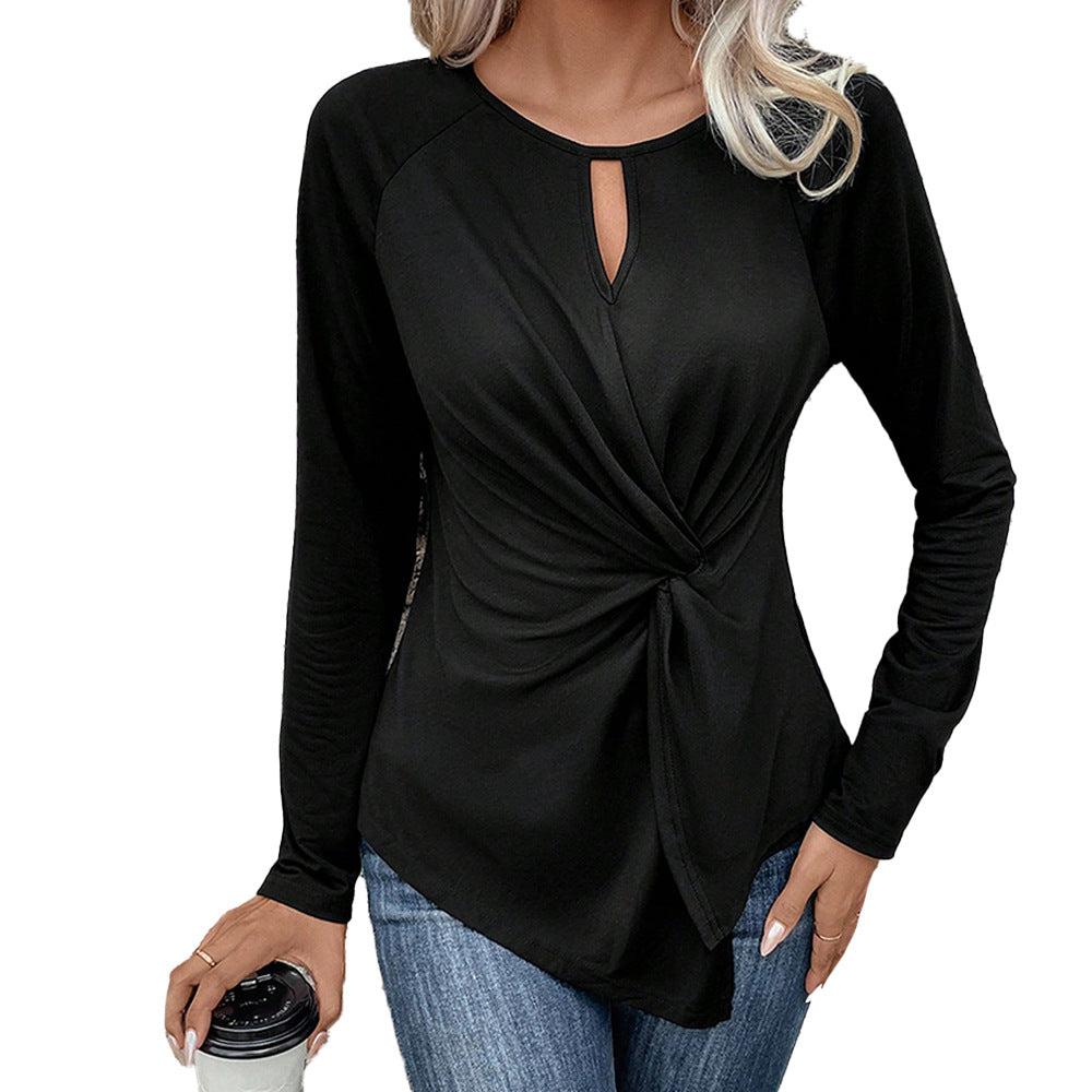 Elegant top for women with V-neck Chic & Style