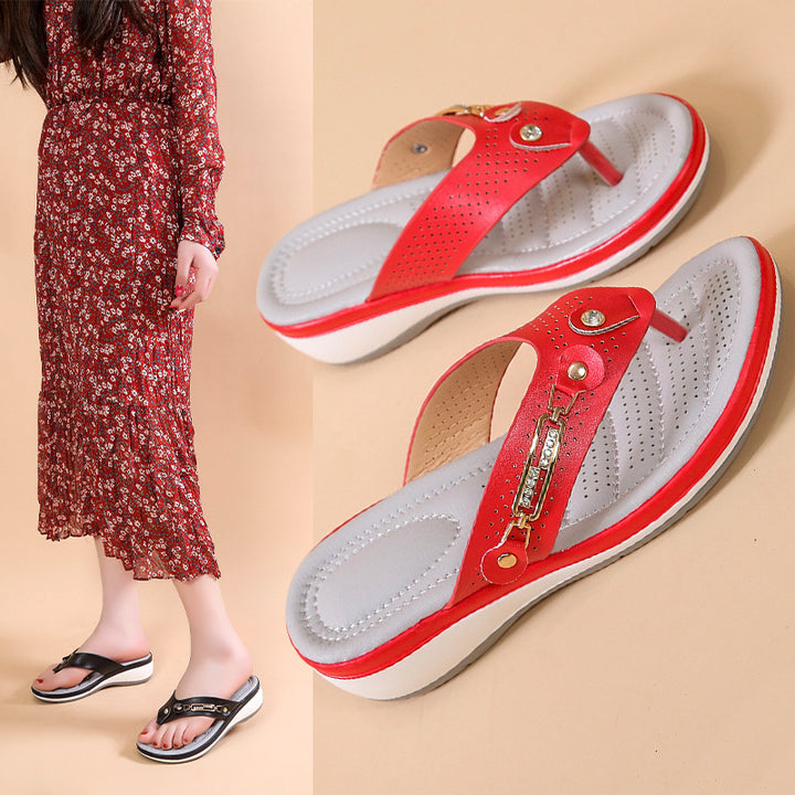 Orthopedic sandals for women with comfort sole Lune London
