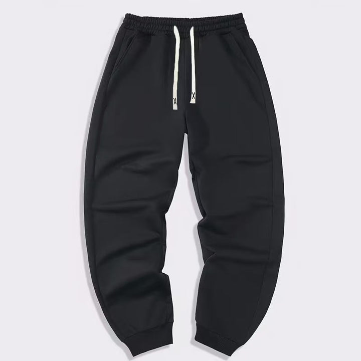 Elastic jogging pants for men with side pockets Lune London