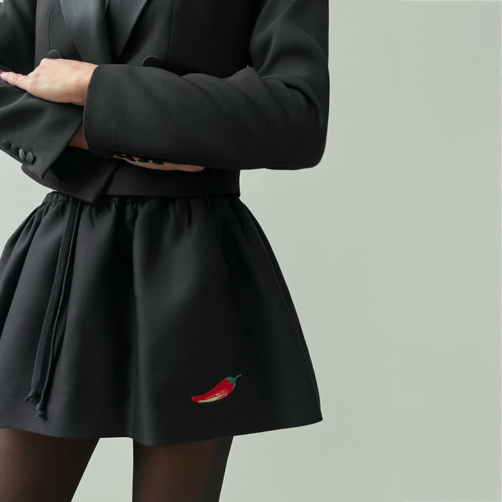 Blazer for women with a fitted cut and a voluminous skirt Lune London