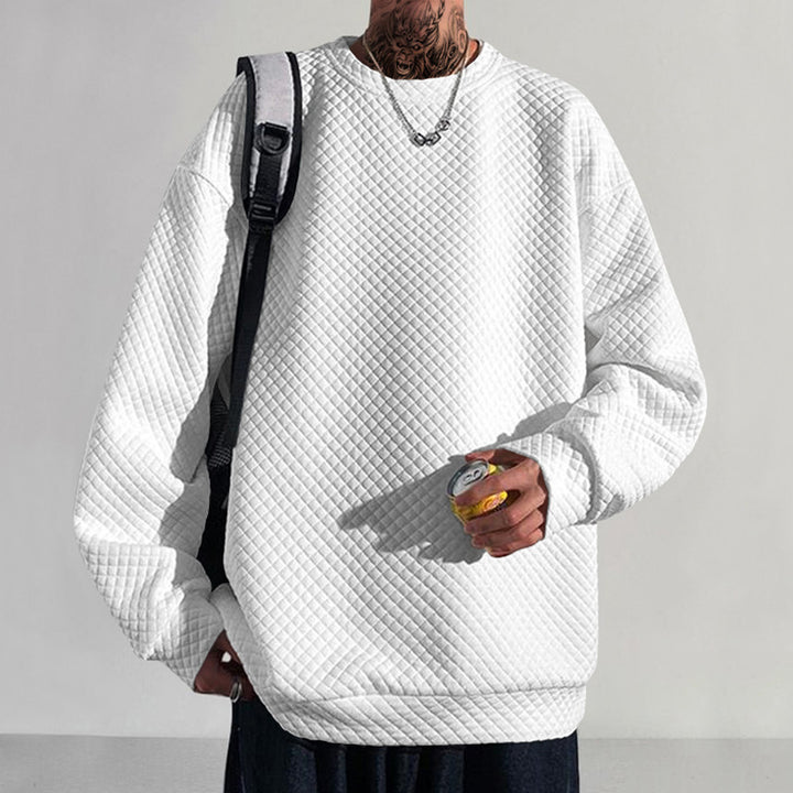 Men's casual sweatshirt with textured surface Lune London