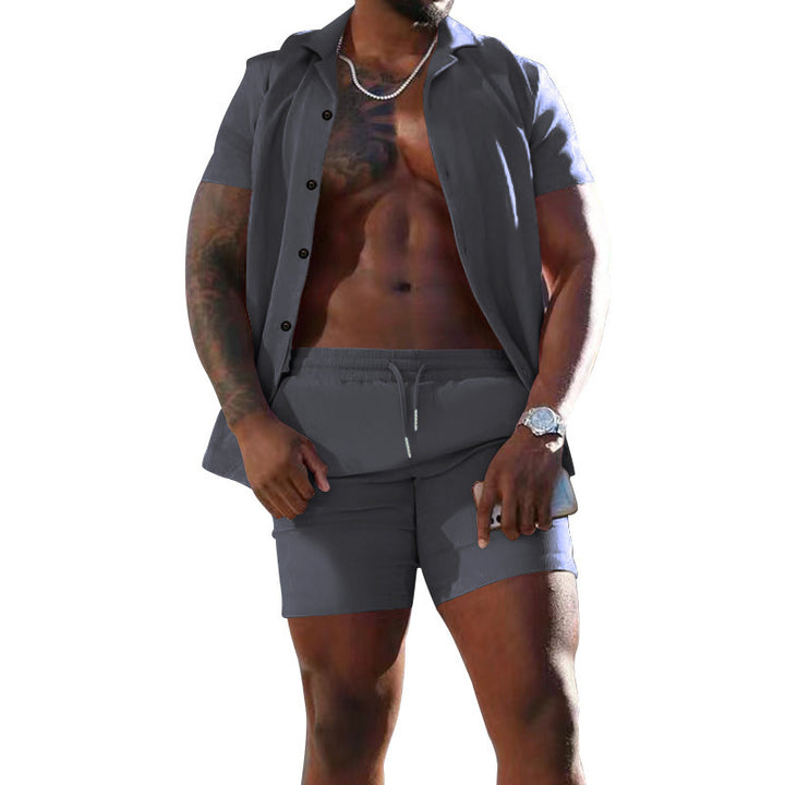 Men's casual short sleeve shirt and shorts Lune London