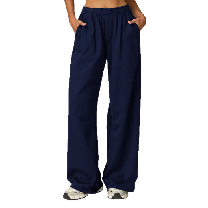 Pantalon décontracté pour femmes avec taille élastique et coupe ample Chic & Stil