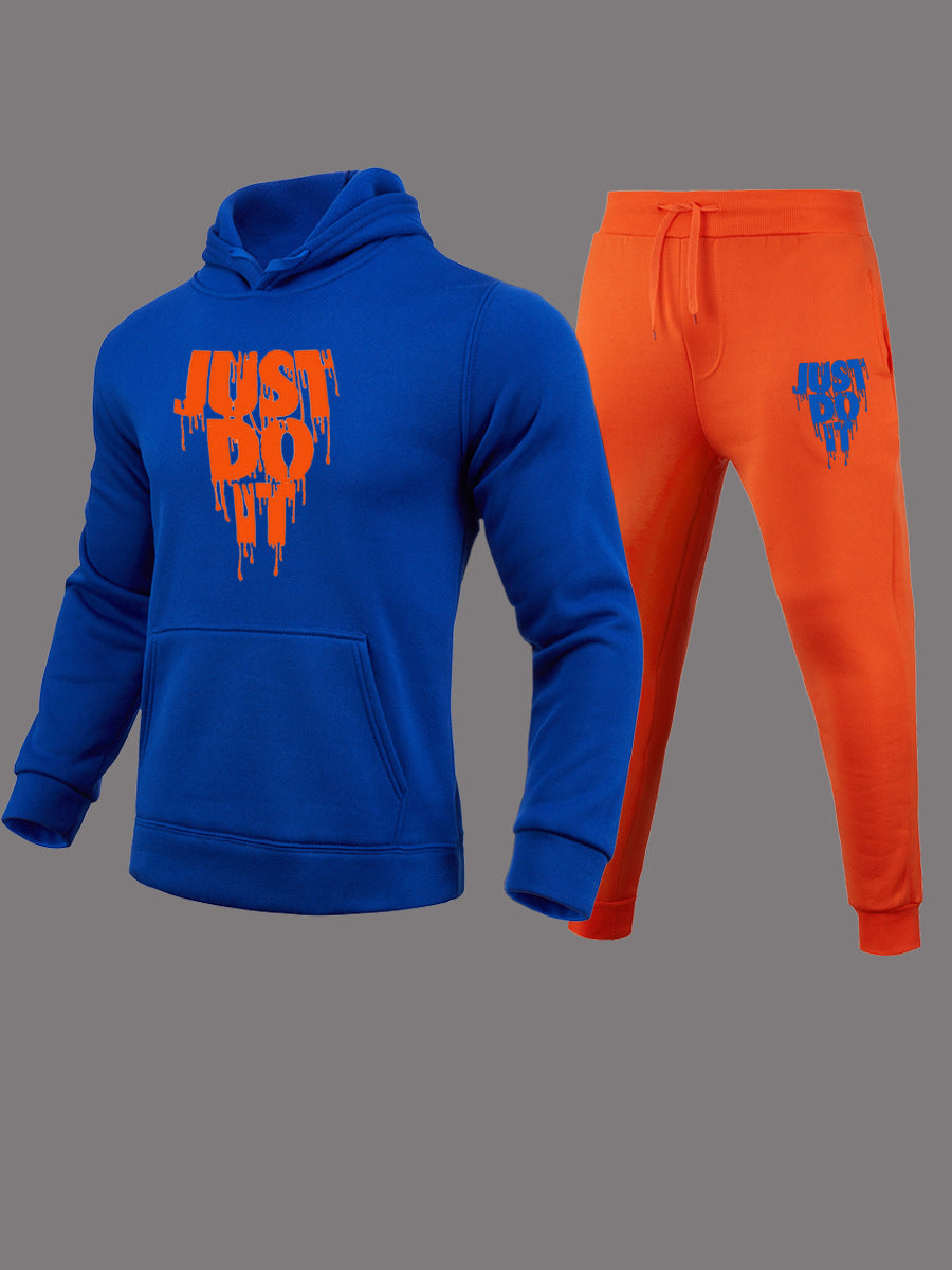 Men's sports hoodie and jogger set with eye-catching pattern and comfortable fit Lune London