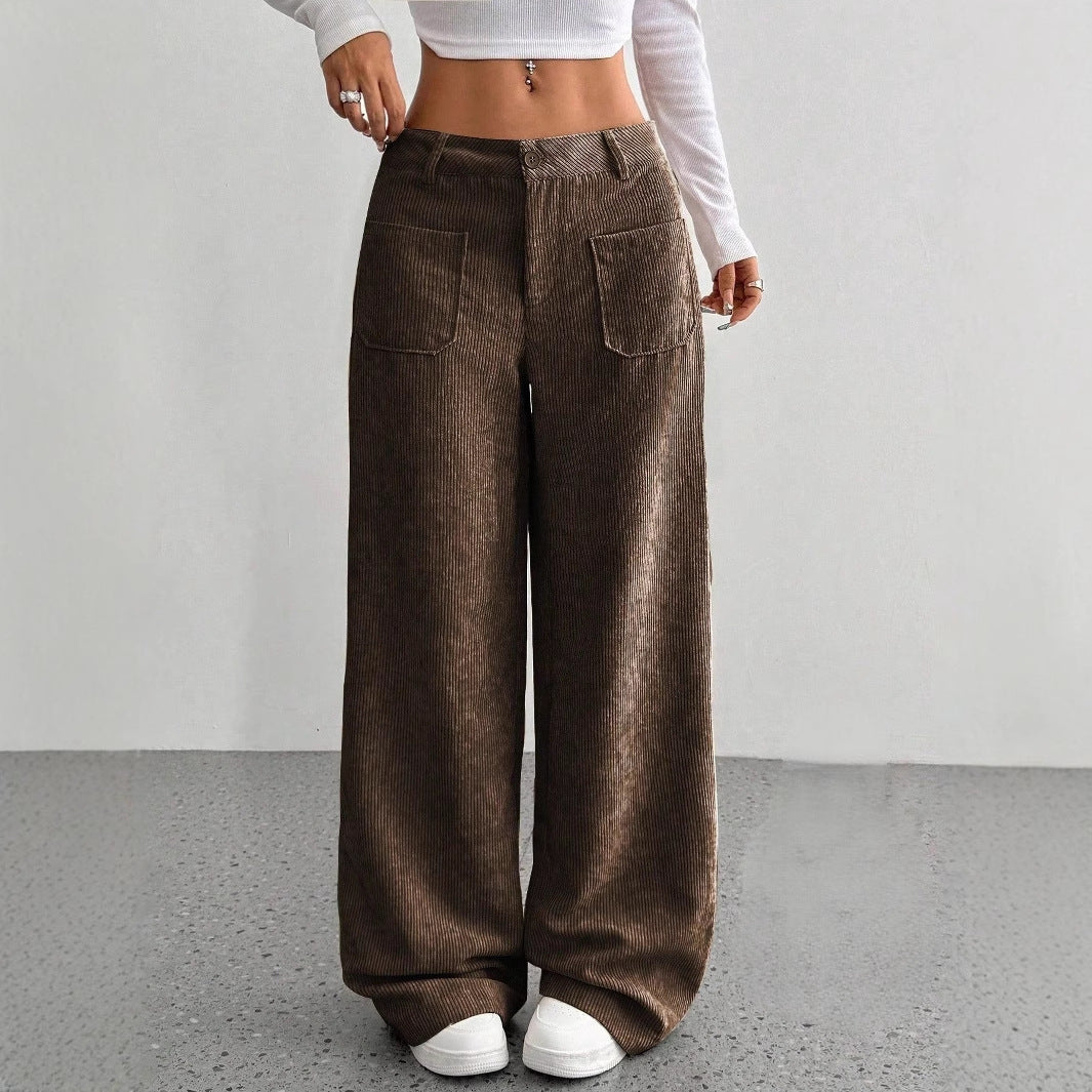 Wide corduroy trousers for women Lune London