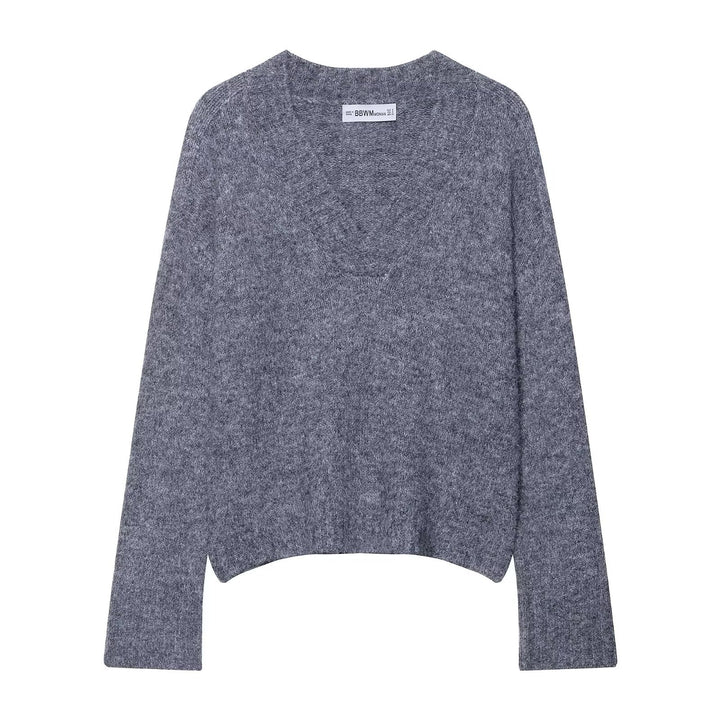 Pull femme à col en V Chic & Stil
