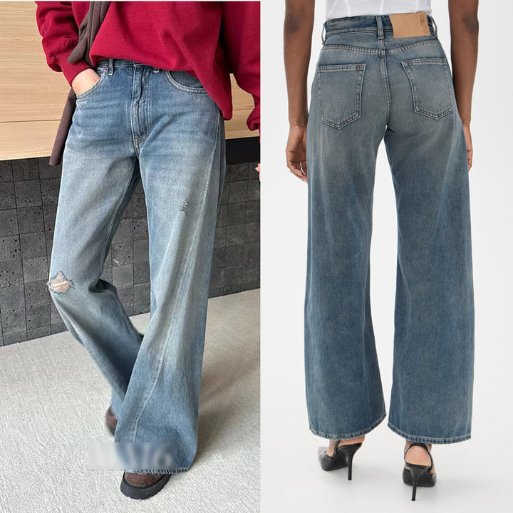 Wide jeans for women with a casual vintage look Lune London