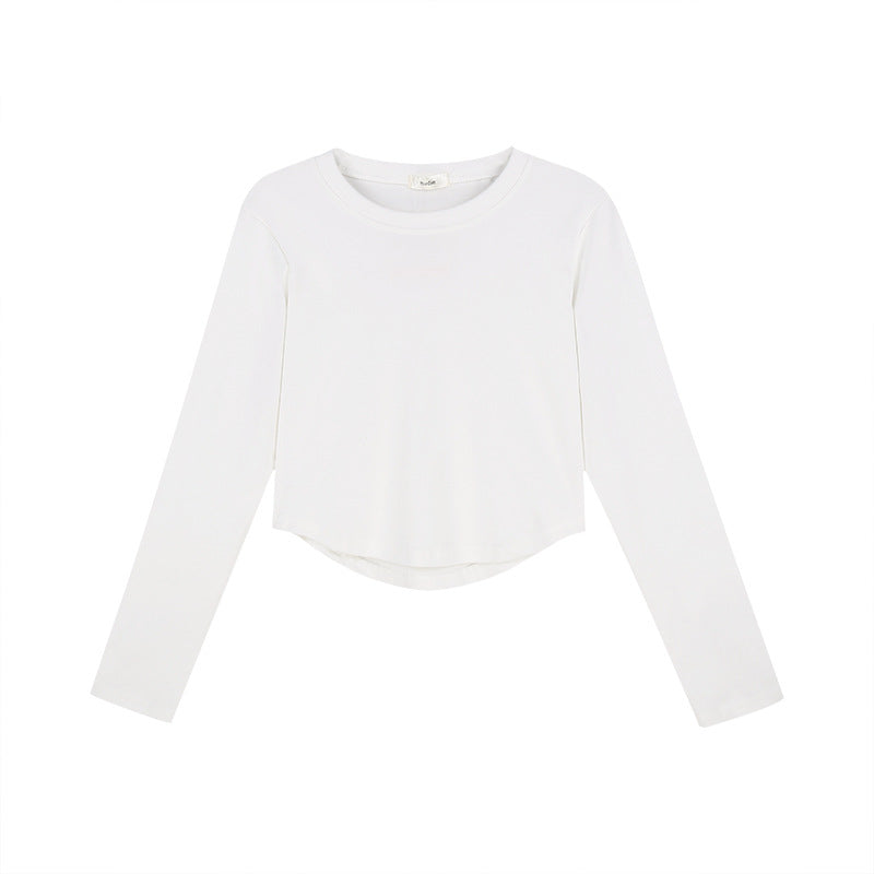 Ladies Basic Long Sleeve Shirt Chic & Stil