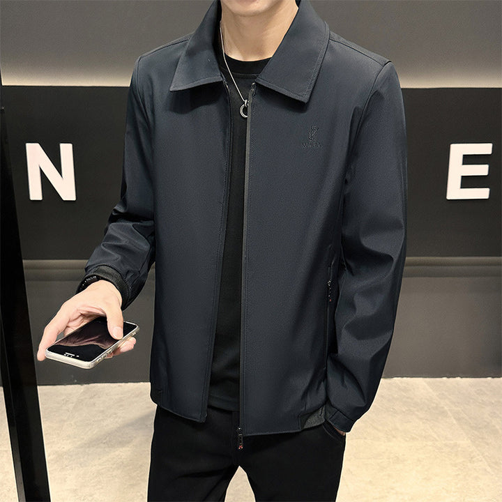 Fashionable transitional jacket for men with anti-moisture function Lune London