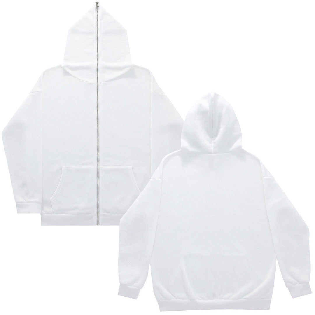 Ladies leisure hoodie with zip closure and practical side pockets Lune London