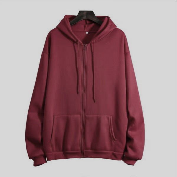 Veste à capuche pour femmes avec zip intégral et poches kangourou pratiques Chic & Stil