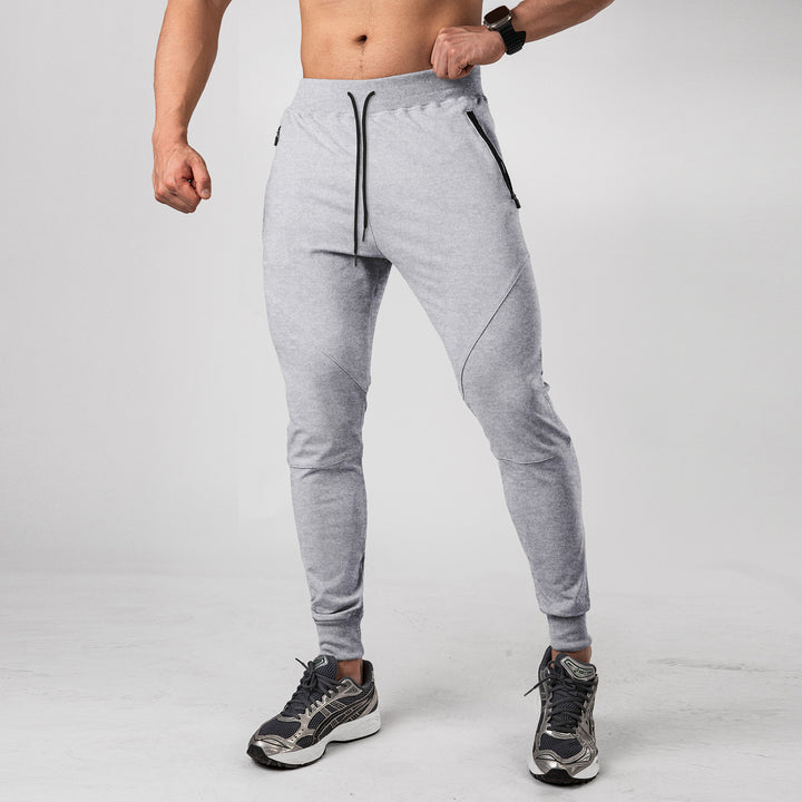 Men's sporty jogging pants with functional zip pockets Lune London