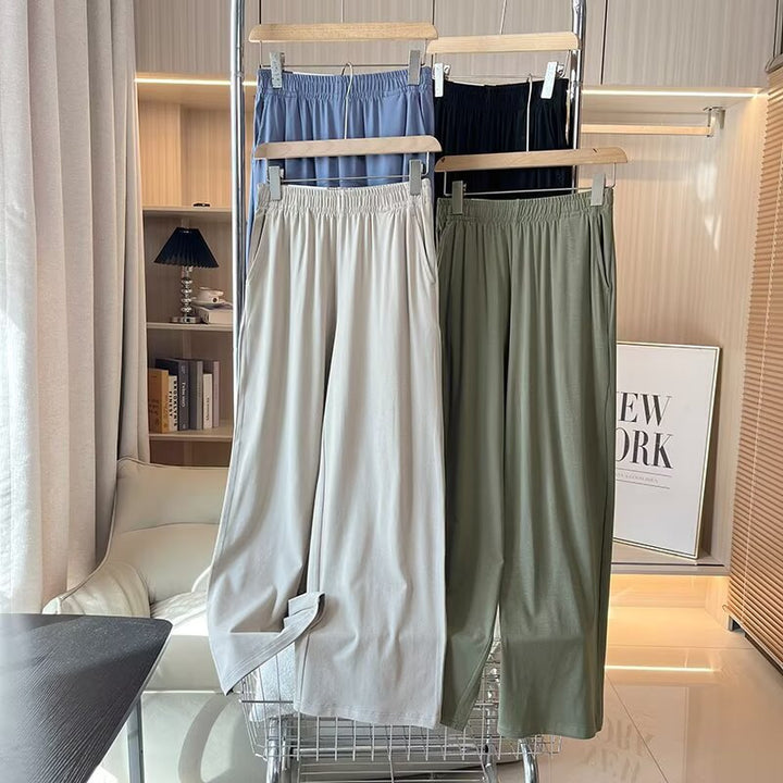 Pantalon en jersey large et confortable pour femmes Chic & Stil