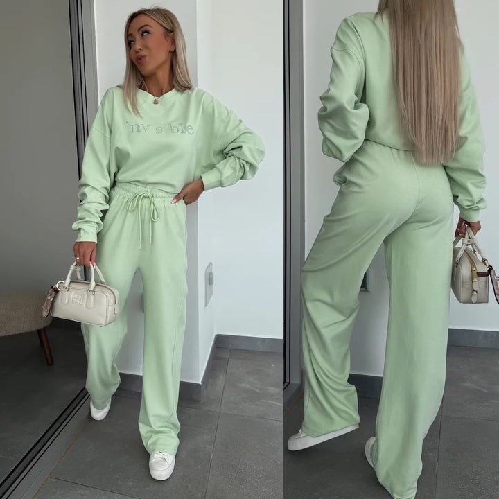 Women Casual Fit Sports Leisure Set with Drawstring Lune London