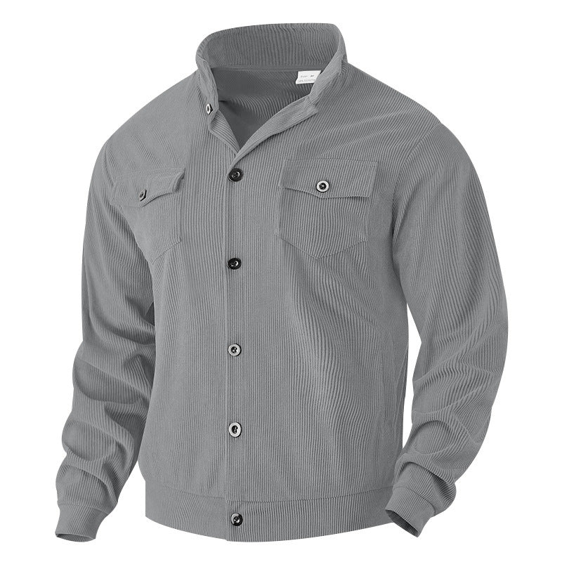 Vintage style men's jacket with practical pockets and structured design Lune London