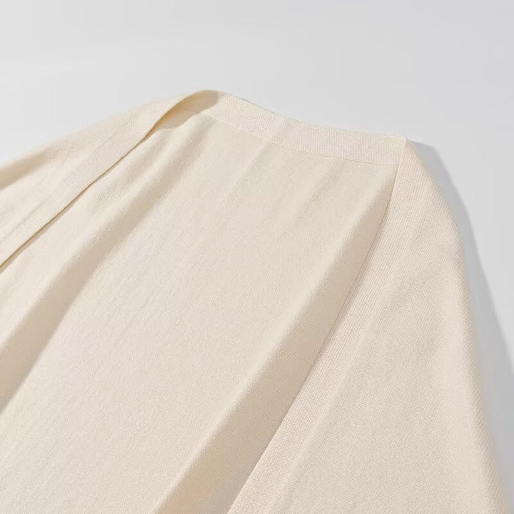 Cardigan fin pour femmes avec finition en dentelle aérienne Chic & Stil