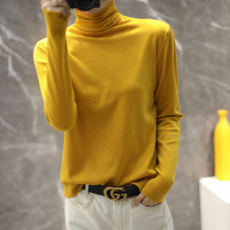 Pull col roulé de haute qualité pour femmes Chic & Stil