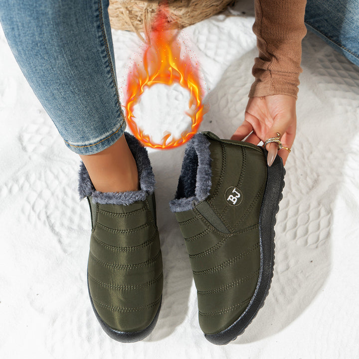 Comfortable winter boots for women with cozy lining and non-slip sole Lune London