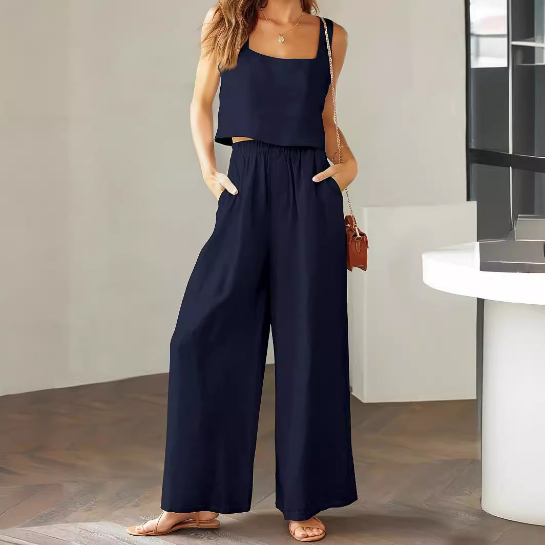 Casual outfit for women with wide legs and practical pockets Lune London