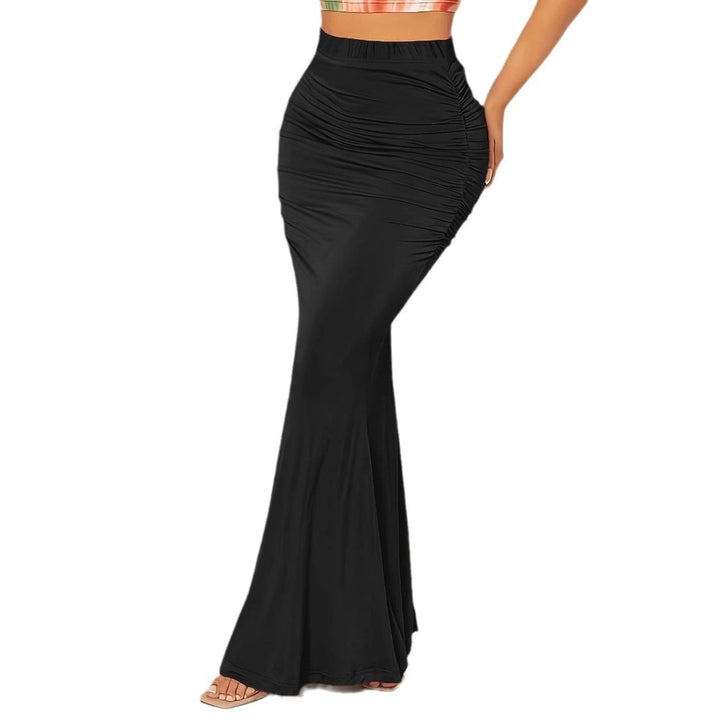Maxi skirt for ladies with refined ruffle details and an elegant cut Lune London
