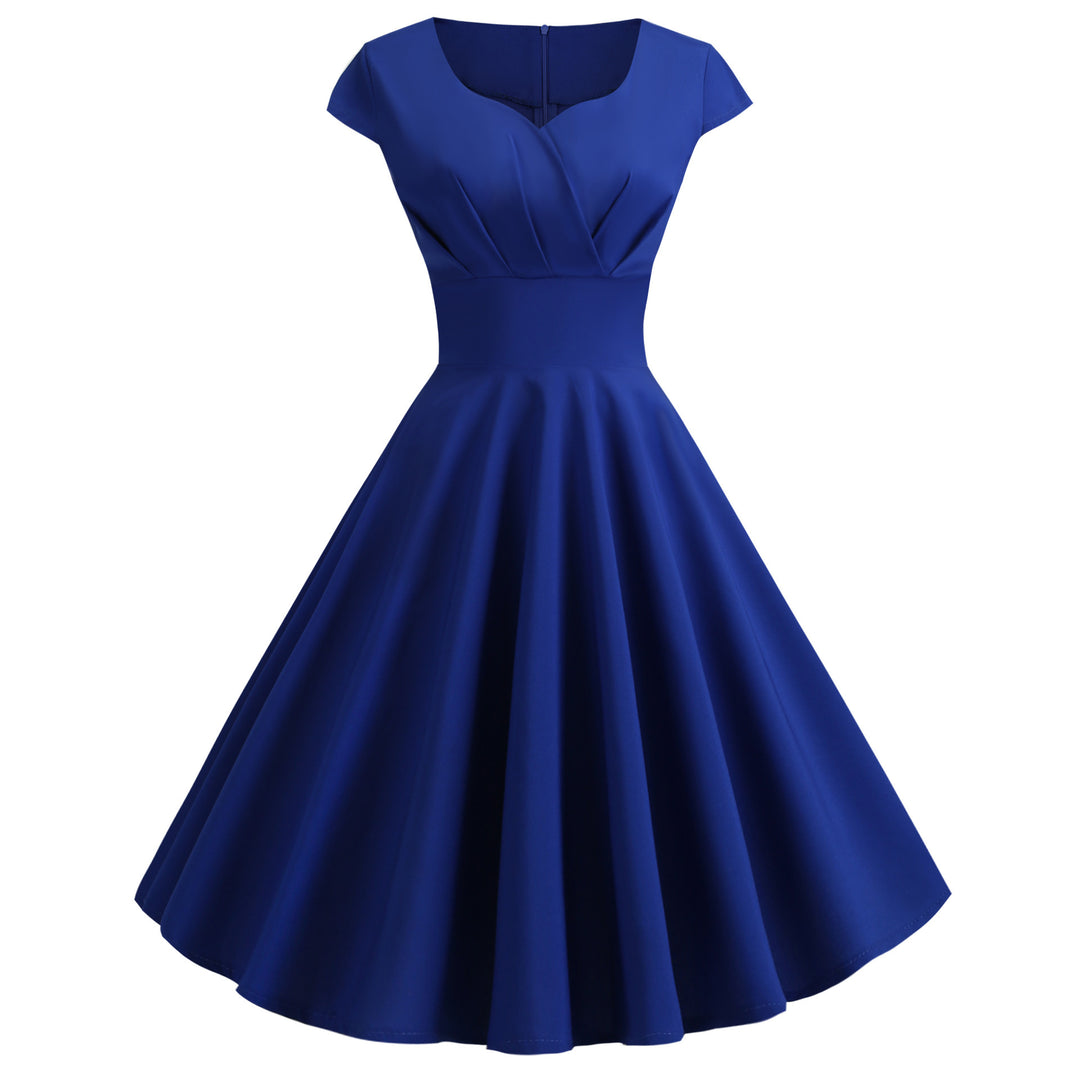 Flared dress for women with elegant waist and floating hem Lune London