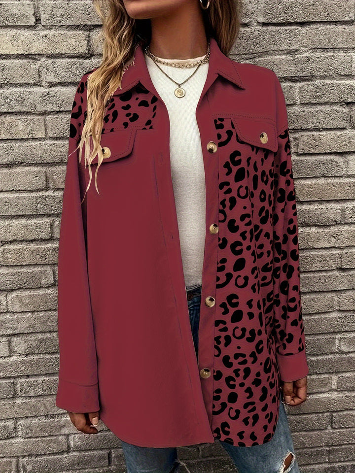 Lune London leopard overshirt for women